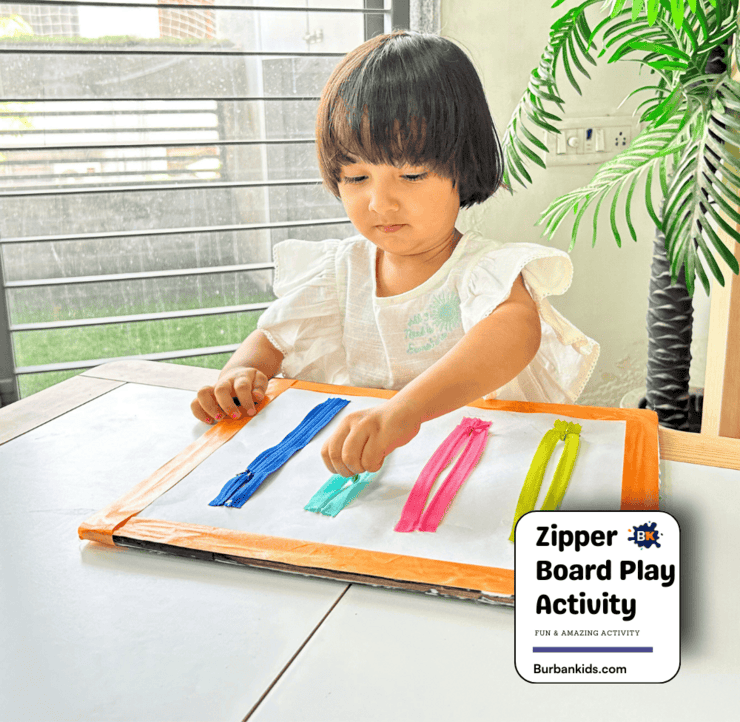 Zipper Board Play Activity