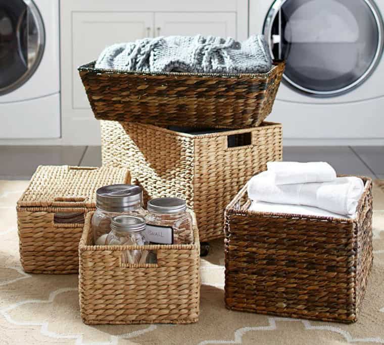 19 Excellent Ideas To Organize The Home With Wicker Baskets