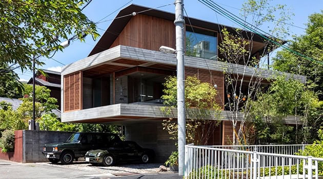 Fuseika House by T-Square Design Associates in Japan