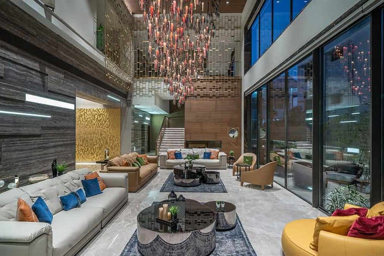 Overlapping Volumes Residence by Urban Zen in Banjara Hills, Hyderabad