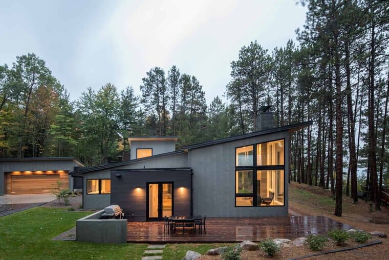 Northern Lake Home by Strand Design in Minnesota, USA