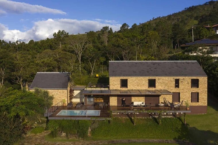 Stone House by Architectare in Itaipava, Brazil