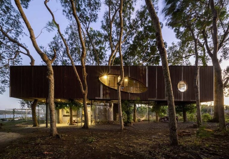 Tree House by the Lake by H2 in Vietnam