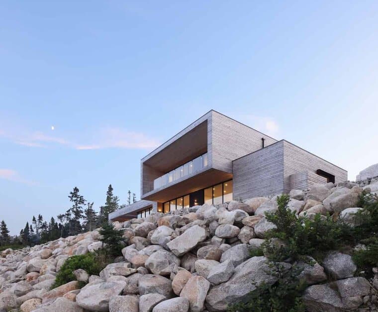Rockbound House by Omar Gandhi Architect in Nova Scotia, Canada