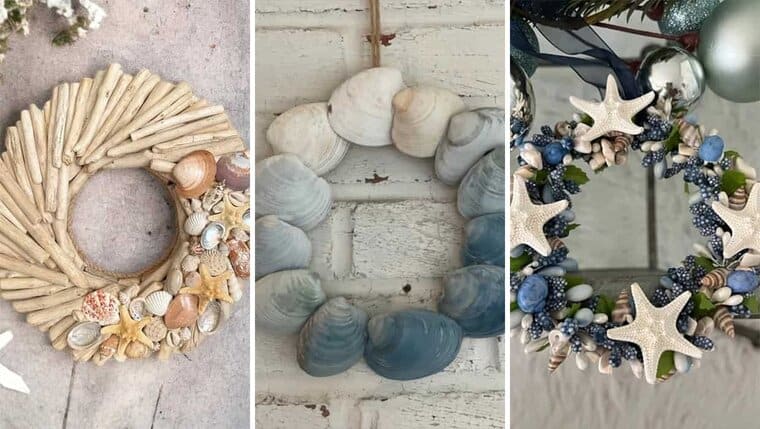 15 Coastal Wreath Designs to Bring the Beach to Your Door