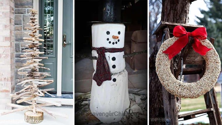 15 Budget-Friendly DIY Christmas Outdoor Decorations to Try This Year