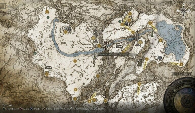 Graven-Mass Talisman - location on the map