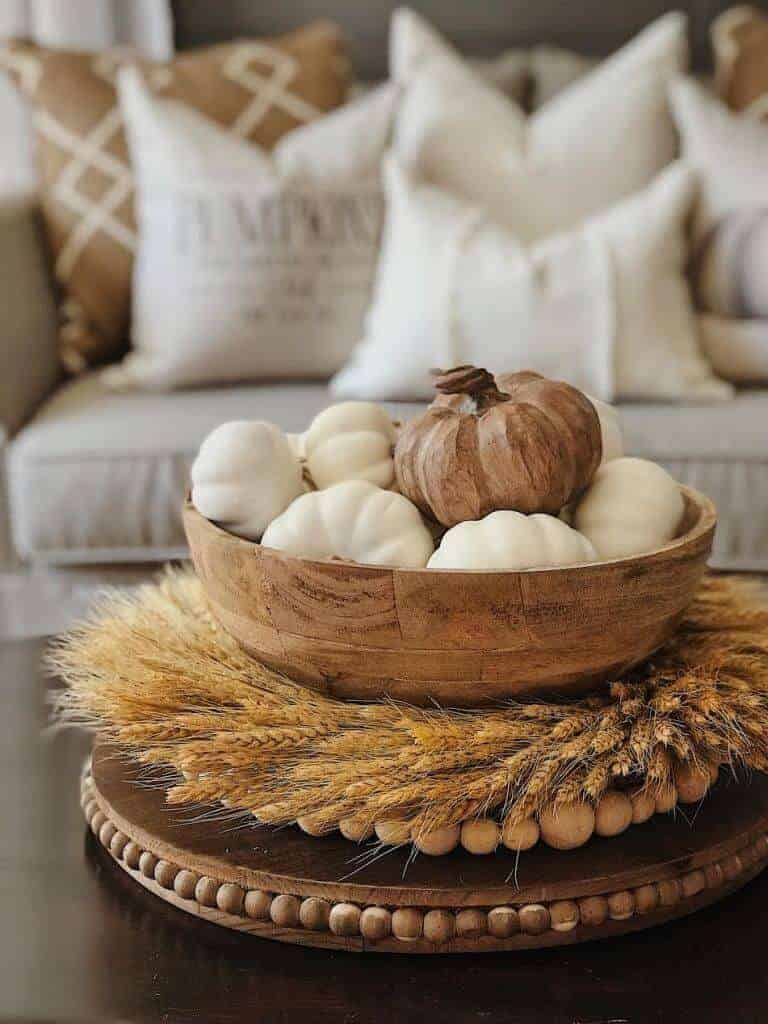 1. DIY Fall Centerpiece