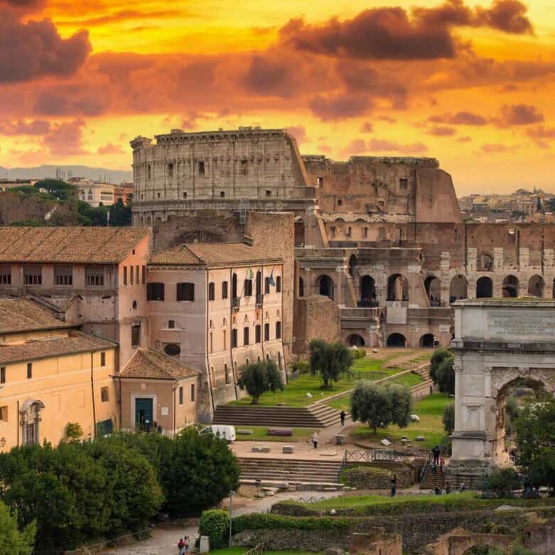 Colosseum Famous Roman Architecture