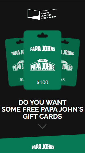 Free Papa John's Gift Card Code - Papa John's Promo Codes 2022