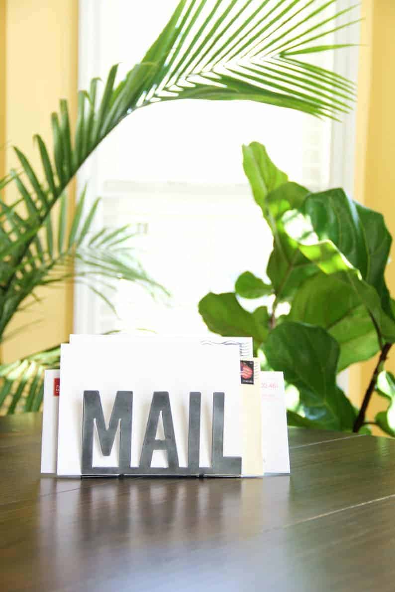 3. Metal Mail Organizer 3. Metal Mail Organizer