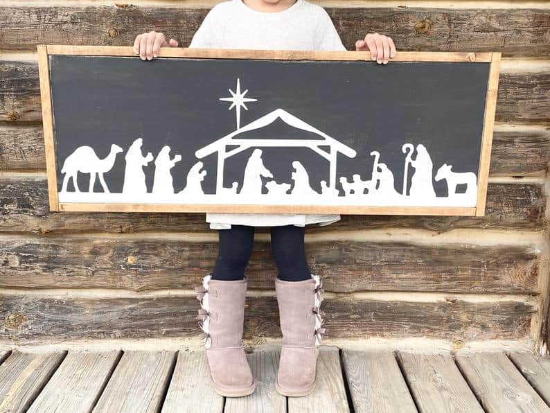 1. Christmas Nativity Sign 1. Christmas Nativity Sign