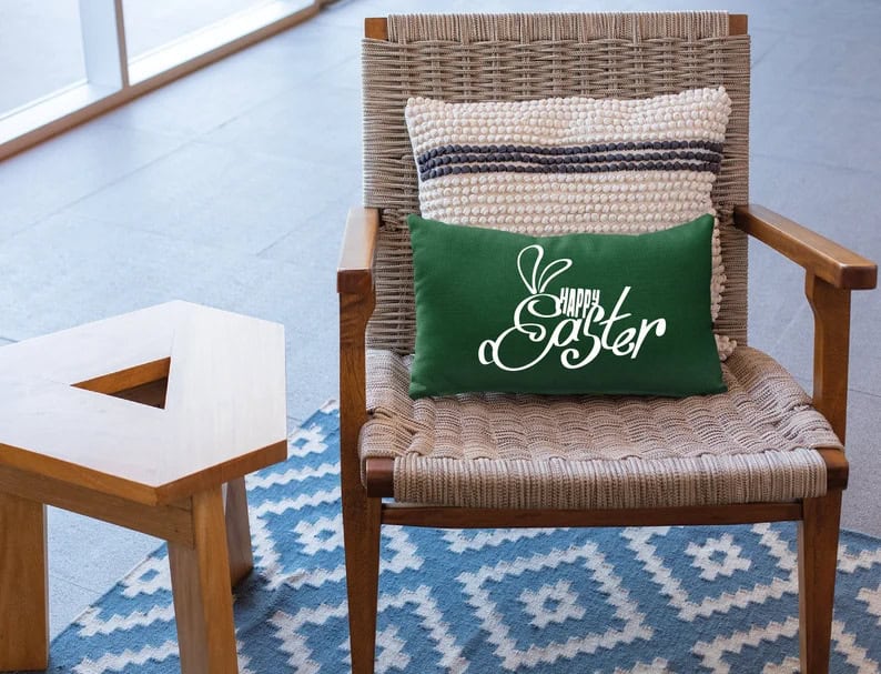 1. Happy Easter Pillow