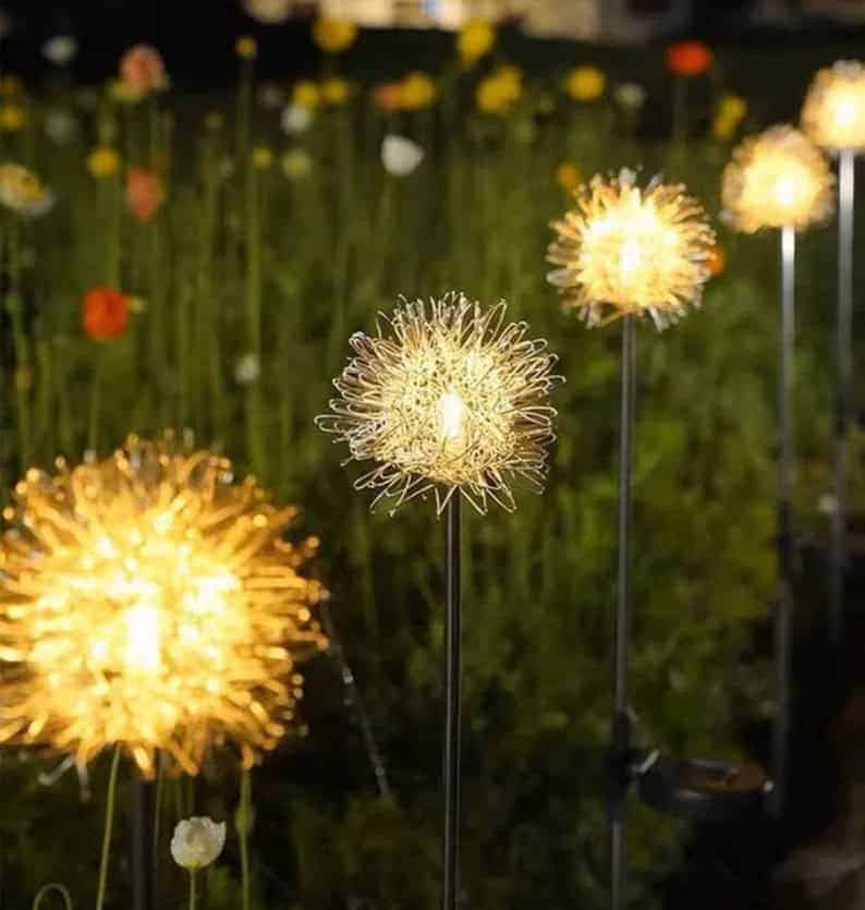2. Dandelion garden lights 2. Dandelion garden lights