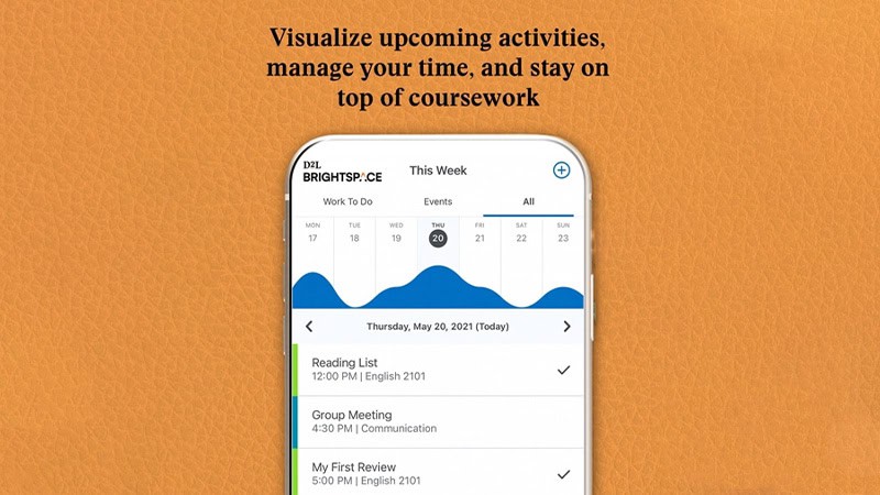 Brightspace Pulse - Visualize upcoming activities