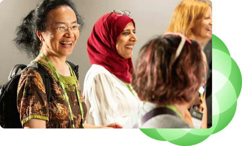Group of smiling Fusion attendees