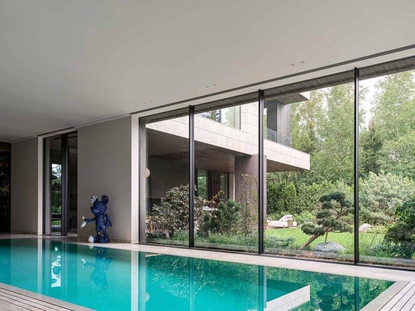 Bright Villa Kyoto by Ekaterina Yakovenko – pool with garden view, Russia