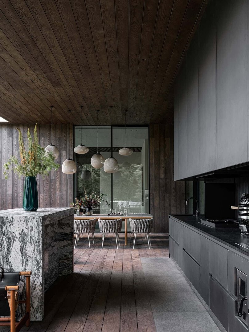 Bright Villa Kyoto dining and outdoor kitchen view by Ekaterina Yakovenko