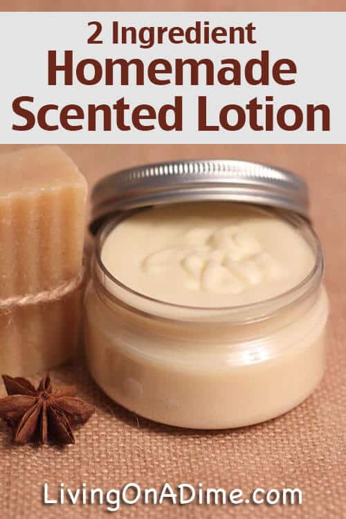 2 Ingredient Homemade Scented Lotion Recipe