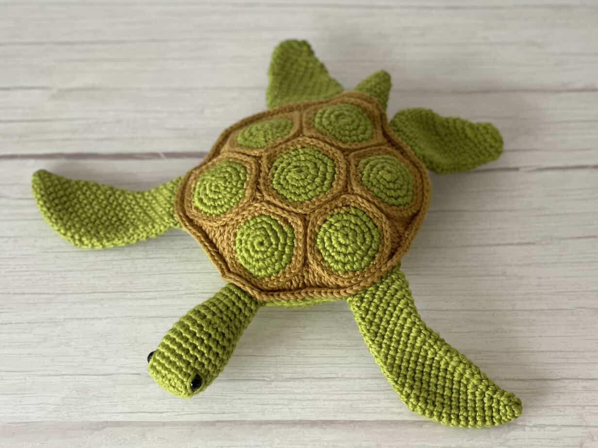 Napali the Sea Turtle Free Crochet Pattern - Off the Beaten Hook mini-turtle-pin-cushion-or-stuffie-tutorial-paintbox-art-studio
