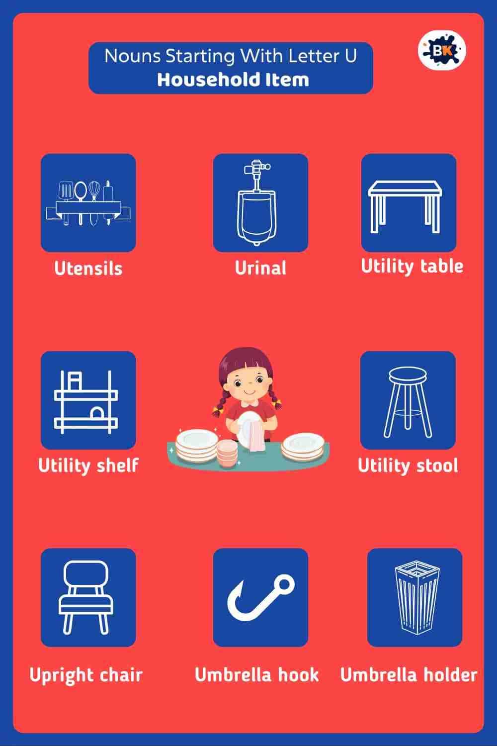 Household Objects That Start With U