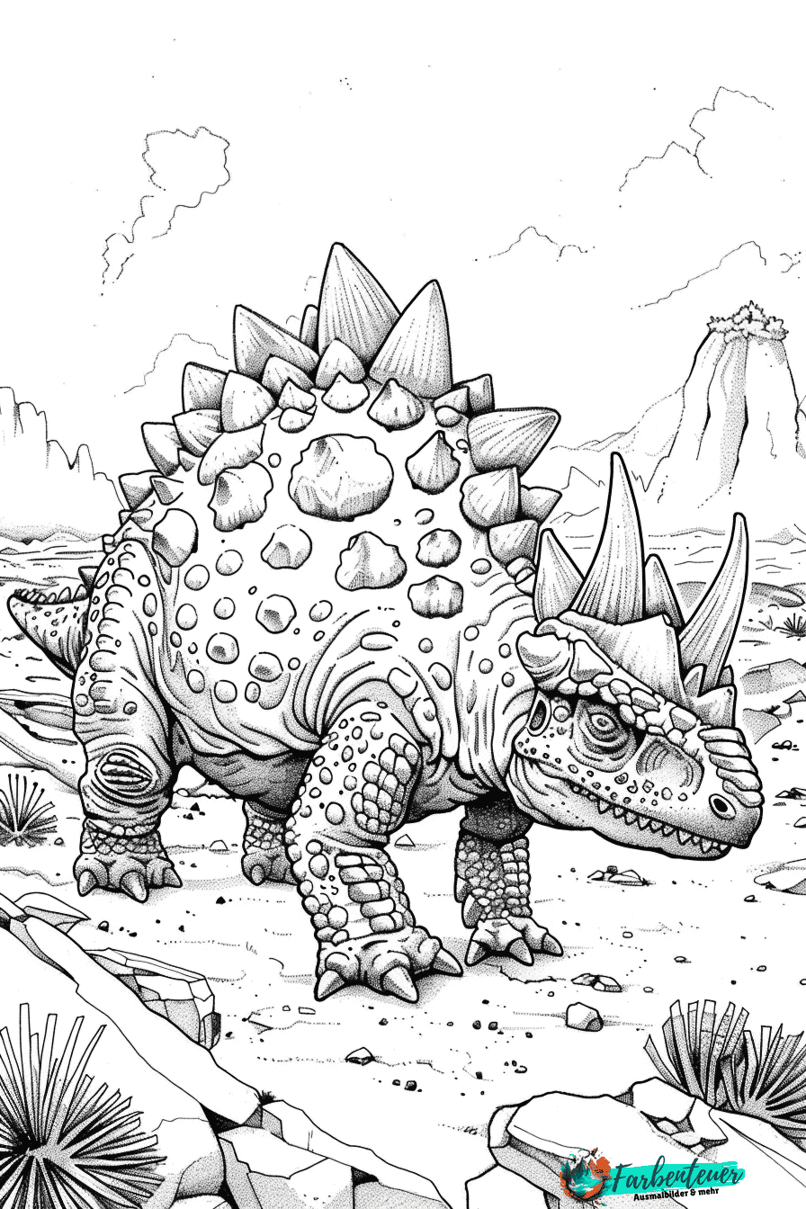 Ausmalbilder Ankylosaurus