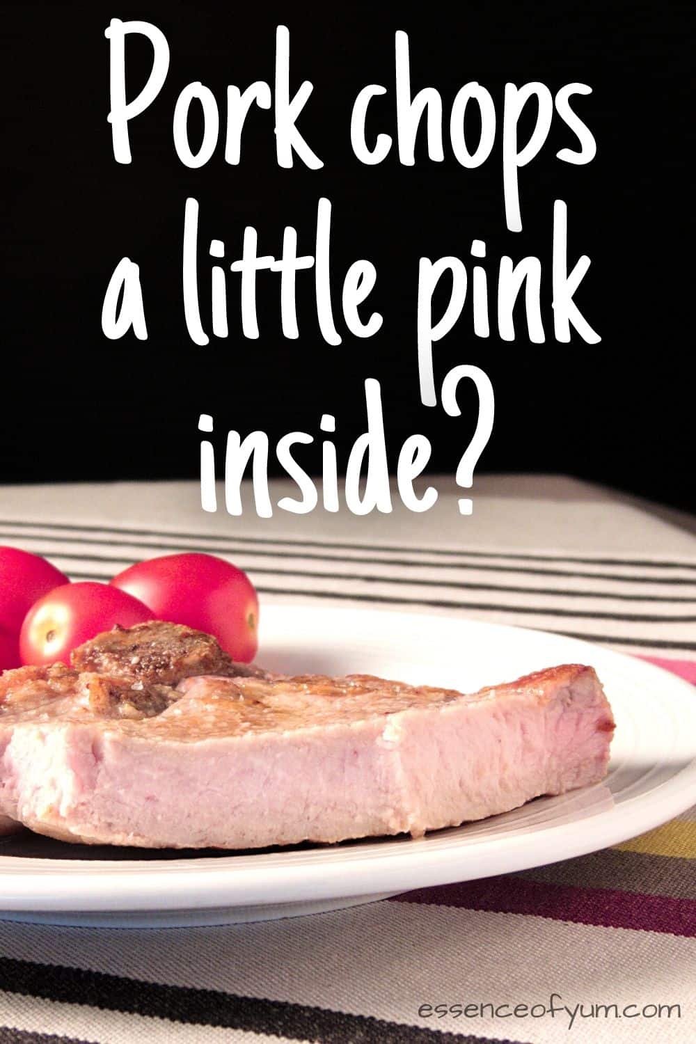 Cooked Pork Chops Pink