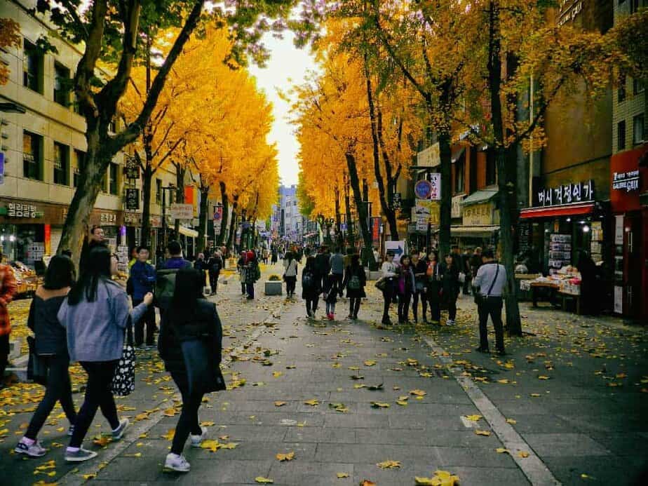 Essential Oversized Long Sleeve T-Shirt, Streets of Seoul