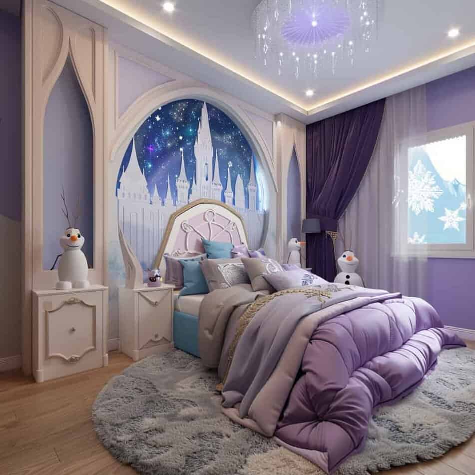 Frozen Fantasy: 15 Enchanting Elsa-Inspired Bedroom Designs for Your Little  Ice Princess, image size:951x951
