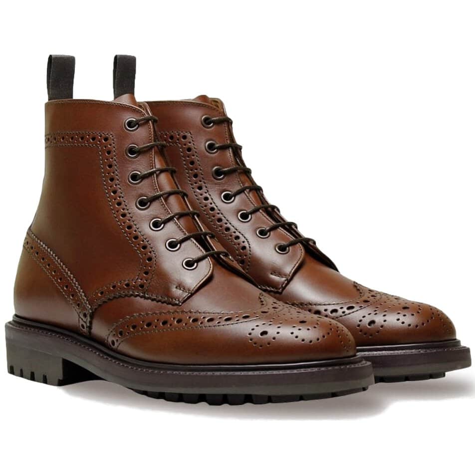 Sanders Cheltenham in Brown Waxy Leather - Bradshaw & Lloyd