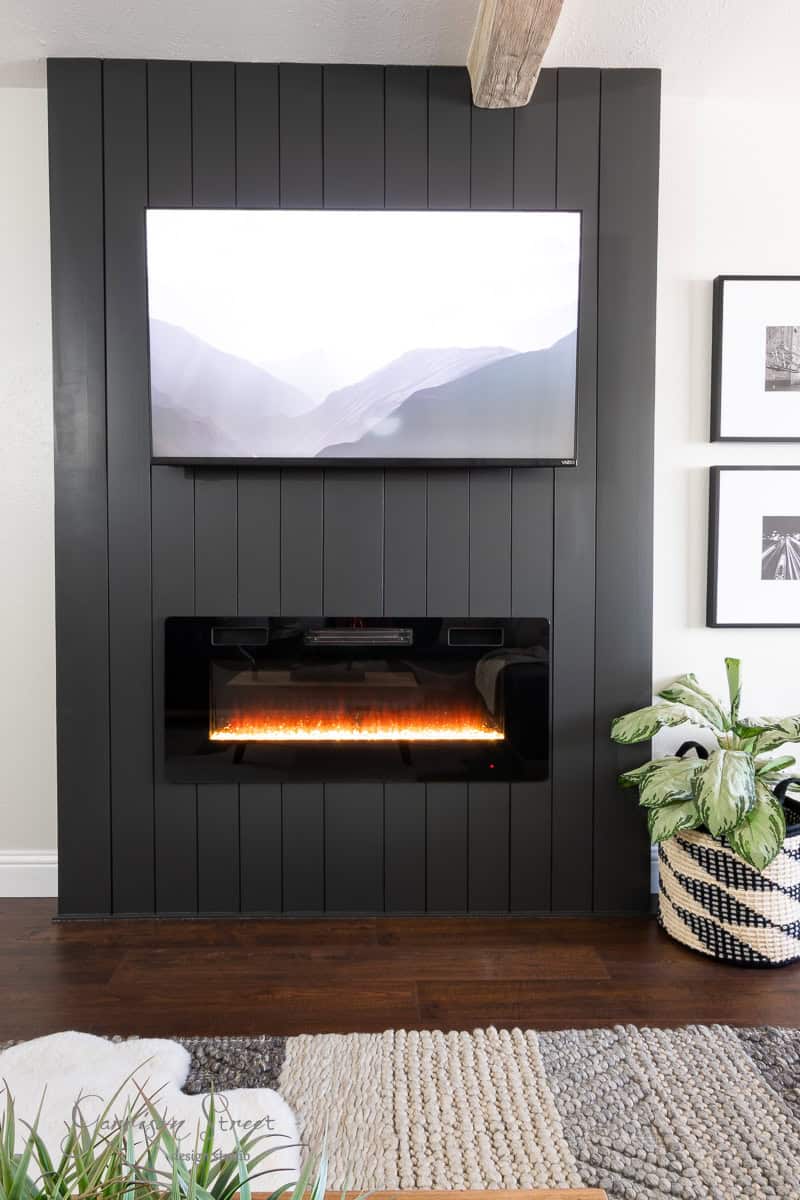 Diy Shiplap Fireplace DIY Electric Fireplace Installations In Modern