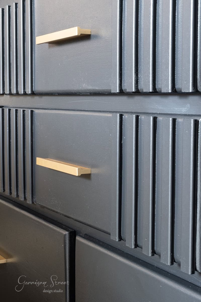 How to DIY Dresser Makeover with New Paint and Trim