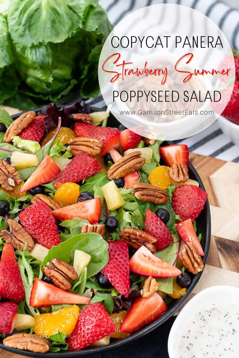 Copycat Panera Summer Strawberry Poppyseed Salad