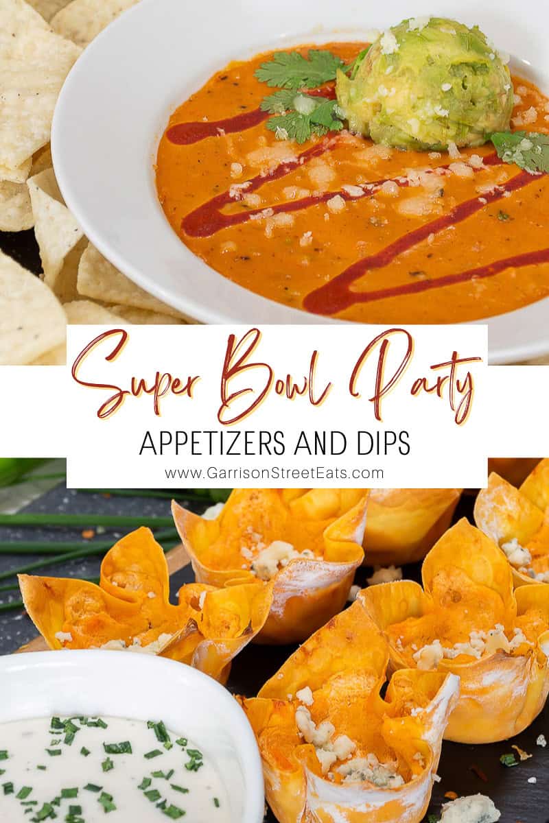 Game Day Super Bowl Party Appetizer and Dip Recipes