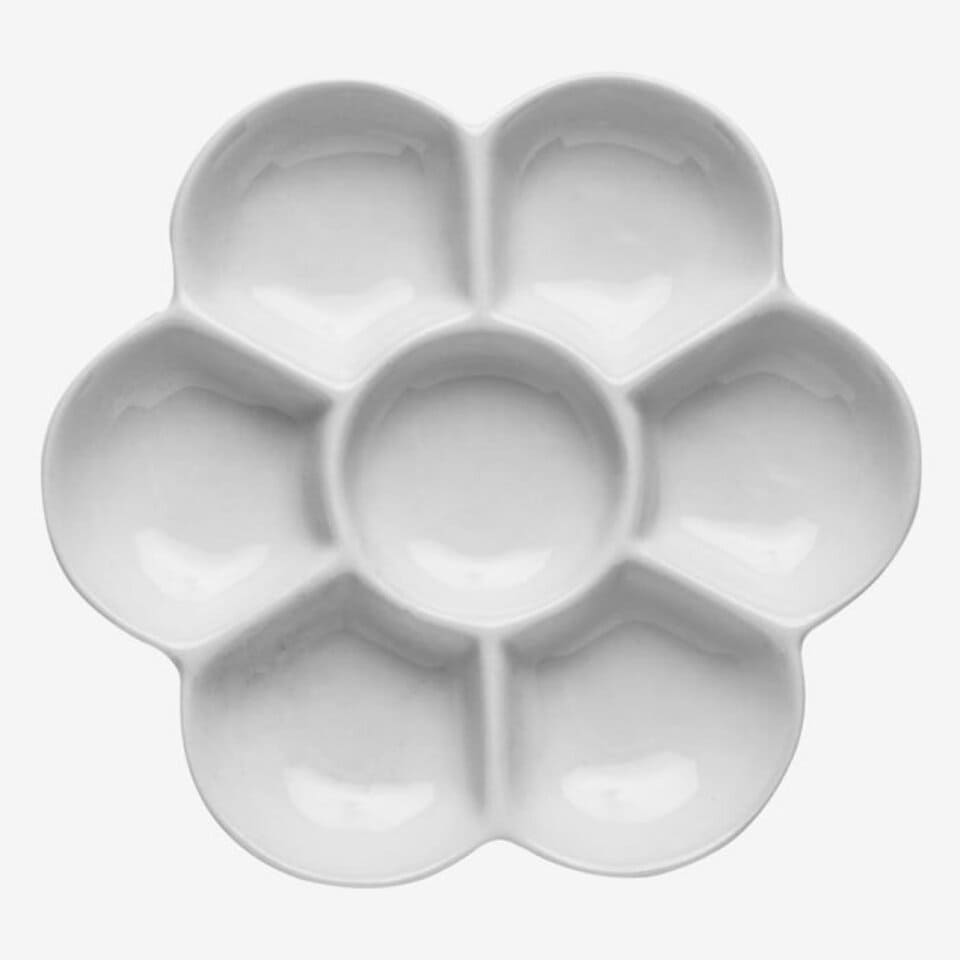 Tavolozza Per Acquerello E Olio Set Di 18 Palette Di Miscelazione In Acciaio Inox Con 6 Contagocce - Diametro 5 Cm, Per Pittura, Trucco E Artigianato Palette Miscelazione Colori Acciaio Inox