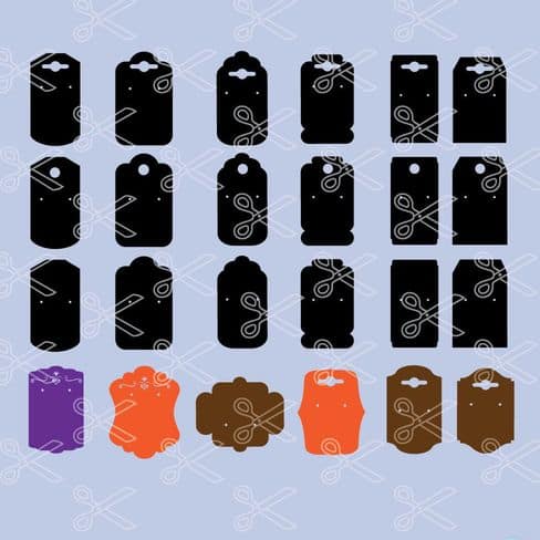 Earring Display Cards SVG DXF Earring Display Cards Svg Dxf
