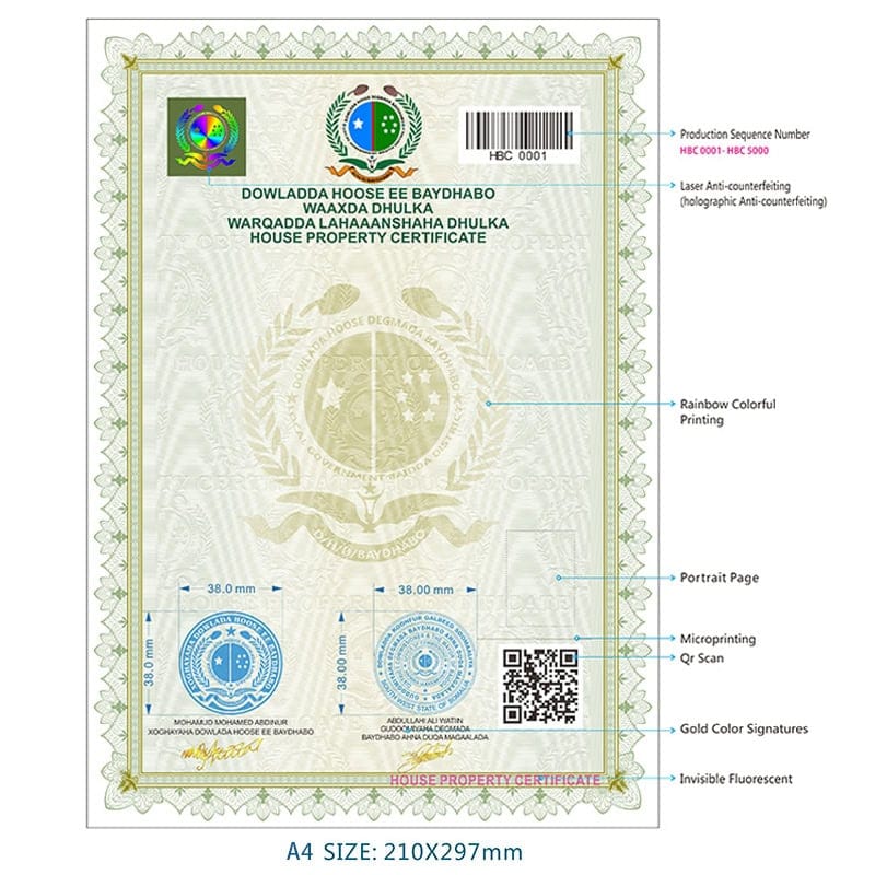 Document Security Paper Design