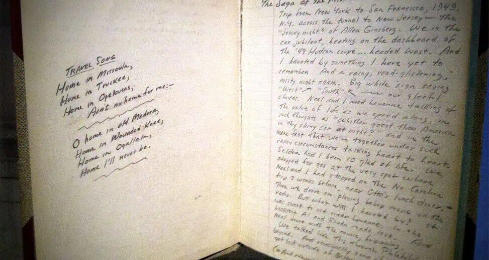 A Soft Old Book with Handwritten Notes as Memento of a Life