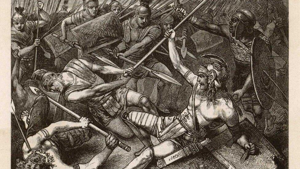 Spartacus died a fighter, but his men became Rome's most gruesome spectacle