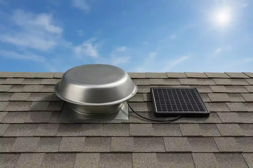 solar attic fan