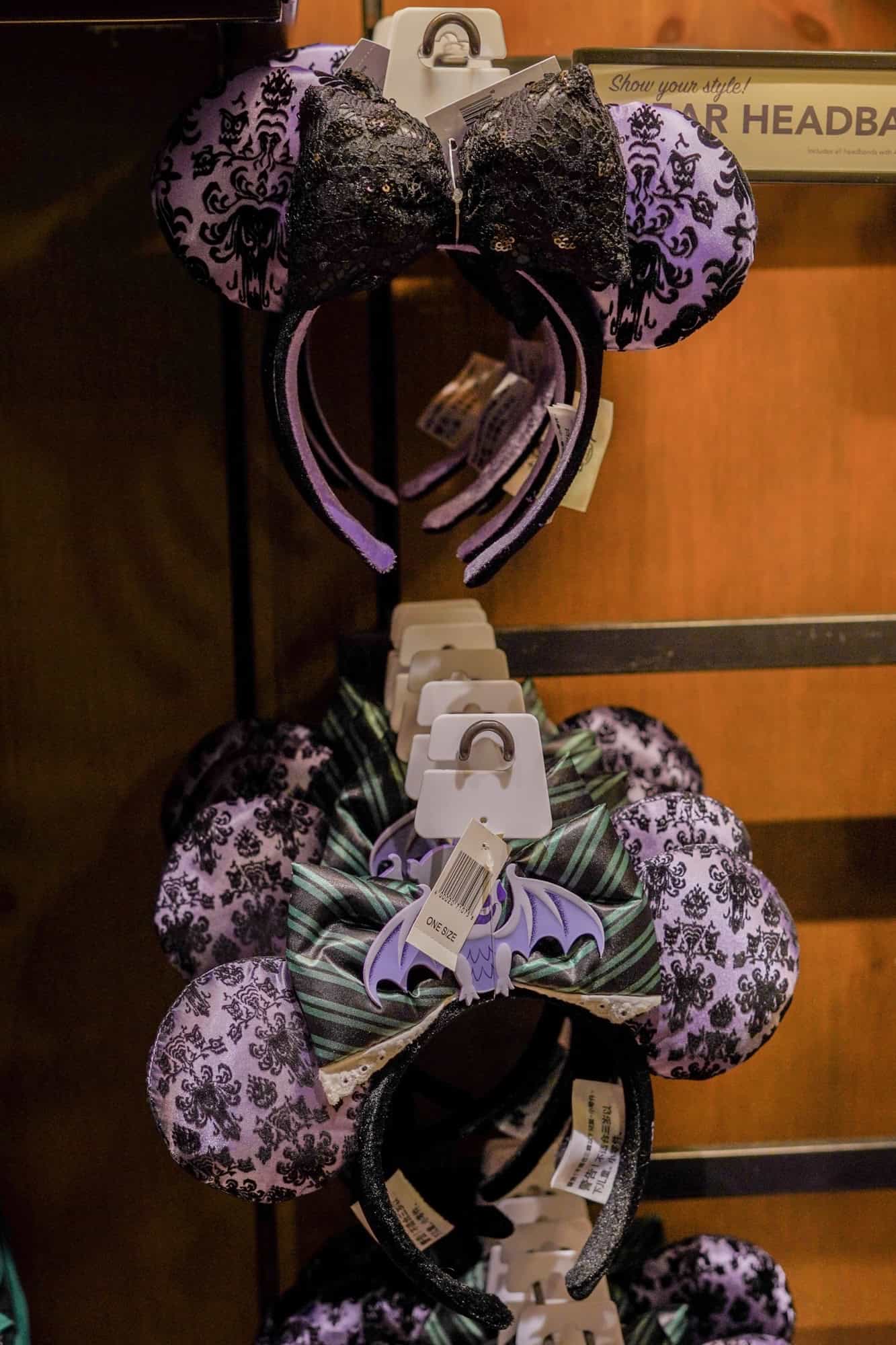 New Haunted Mansion Wallpaper Ear Headband with Lace Bow  display picture 1