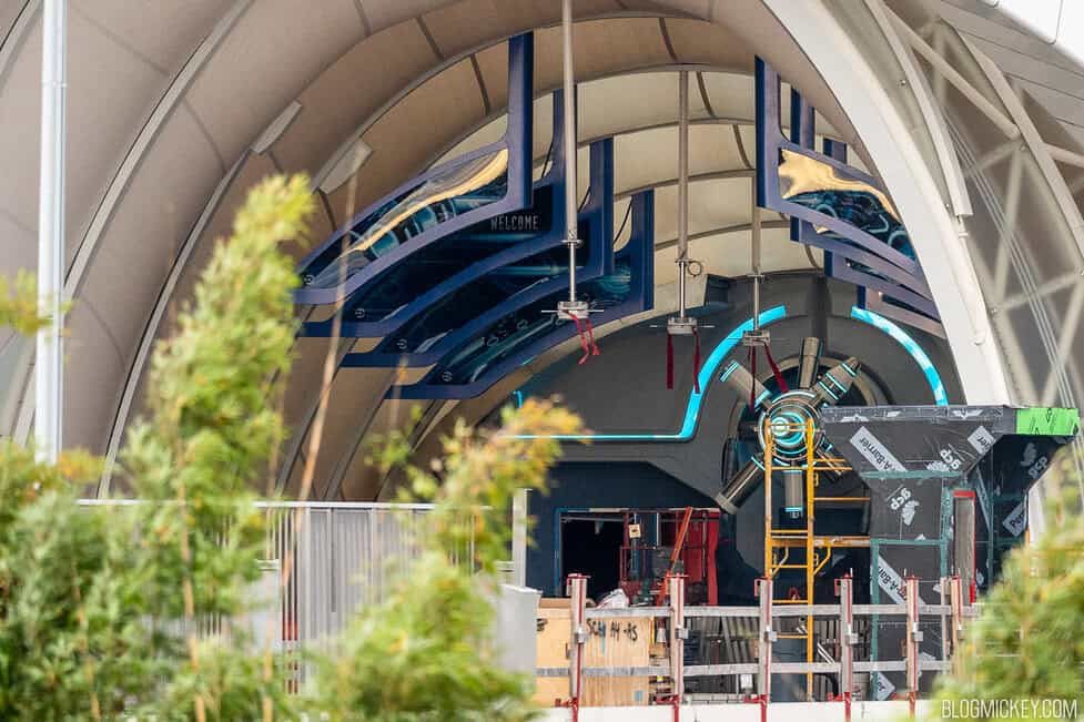 New Theming Added to TRON Lightcycle Run Queue at Magic Kingdom