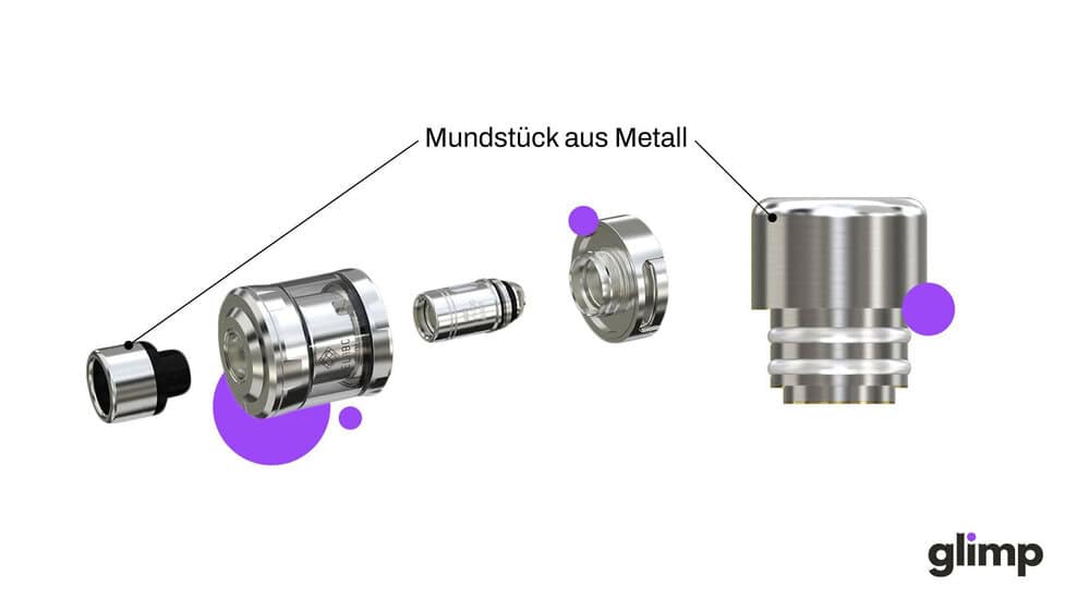 elfbar elfa master akku Munststück Drip Tip 510 Anschluss Verdampfer Atomizer Edelstahl Mundstück  Driptip E-Zigarette : Amazon.de: Elektronik & Foto
