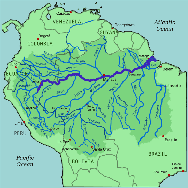 Geography Facts About The Amazon River Geography Realm