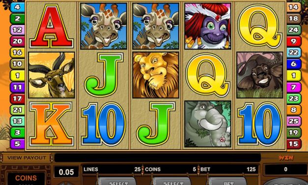 Zrzut ekranu gry Mega Moolah w Energy Casino