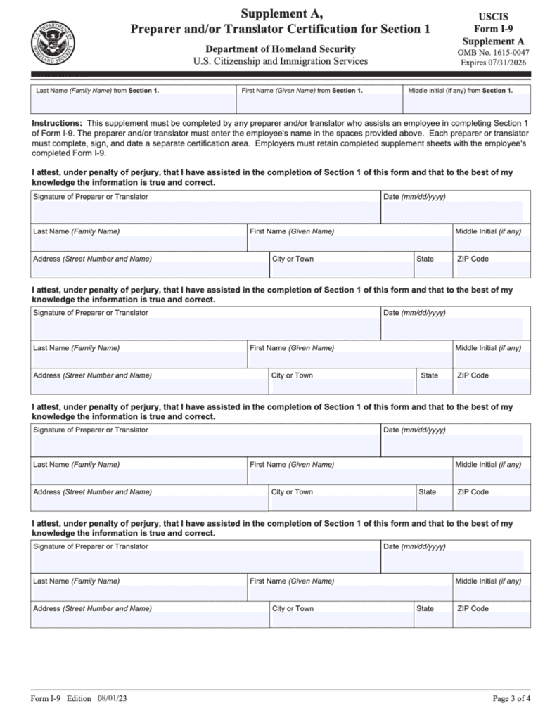 i-9 form 2025 pdf: simple instructions + form download