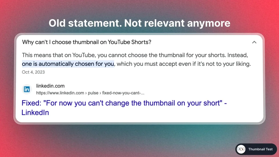 YouTube Shorts Thumbnail: How To Add &amp; Change (2025)