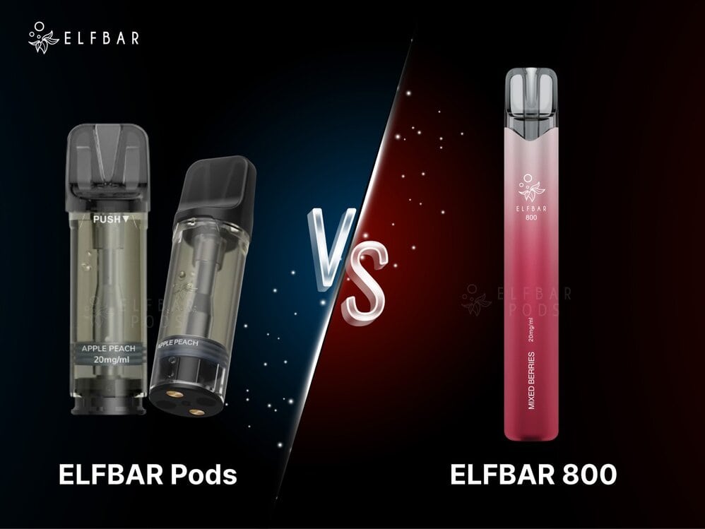 elfbar 600 vs 800 Modelle im Vergleich | Kosten & Unterschiede elfbar 600 Elfbar ELFA TURBO Basisgerät, Vape Pods: Pre Filled Pods Flavours:Blueberry Sour Raspberry