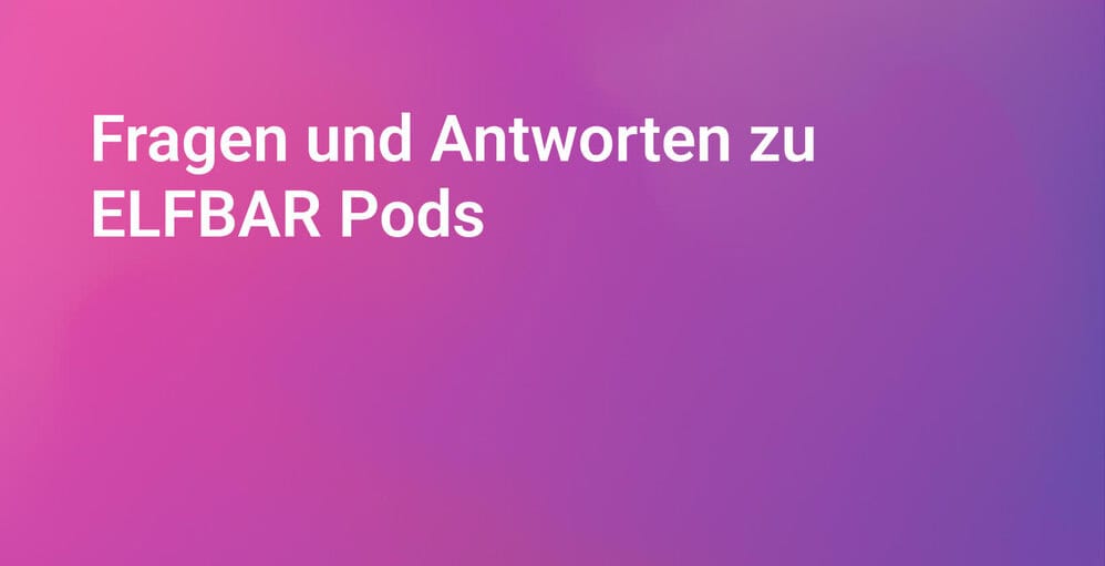 was tun wenn elfbar pod verbrannt schmeckt Pods FAQ: Züge, Haltbarkeit, Kompatibilität und mehr old-image Verbrannter geschmack Farbe:Black Knight Basisgeräte - ELFBAR ELFA