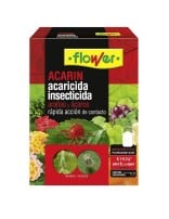 Flowar Acaricida insecticida para arañas y ácaros, control rápido en huerto ecológico, fertilización foliar, insecticida natural para agricultura ecológica, pulverización de insectos.